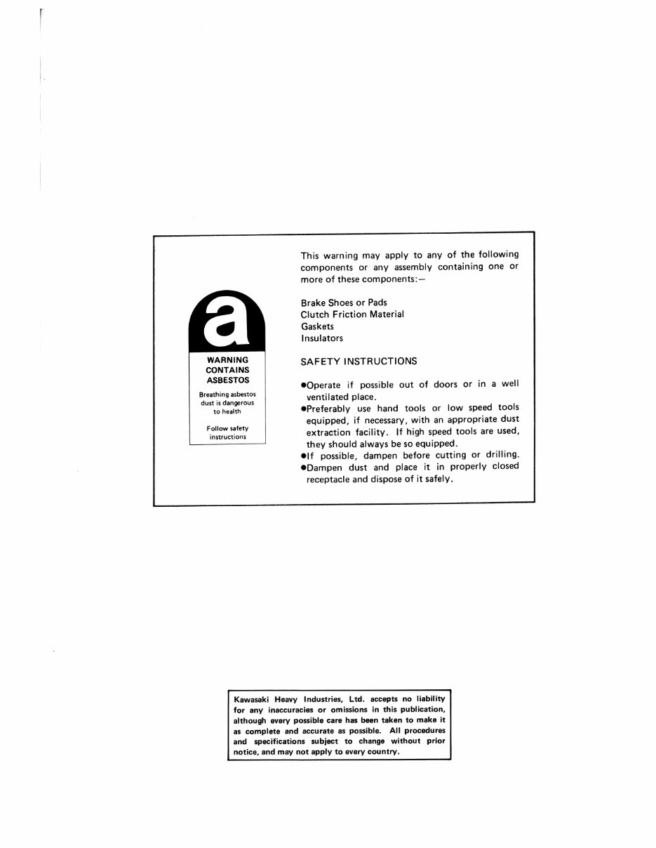1976-1988 Kawasaki KZ750 Service & Repair Manual preview img 5