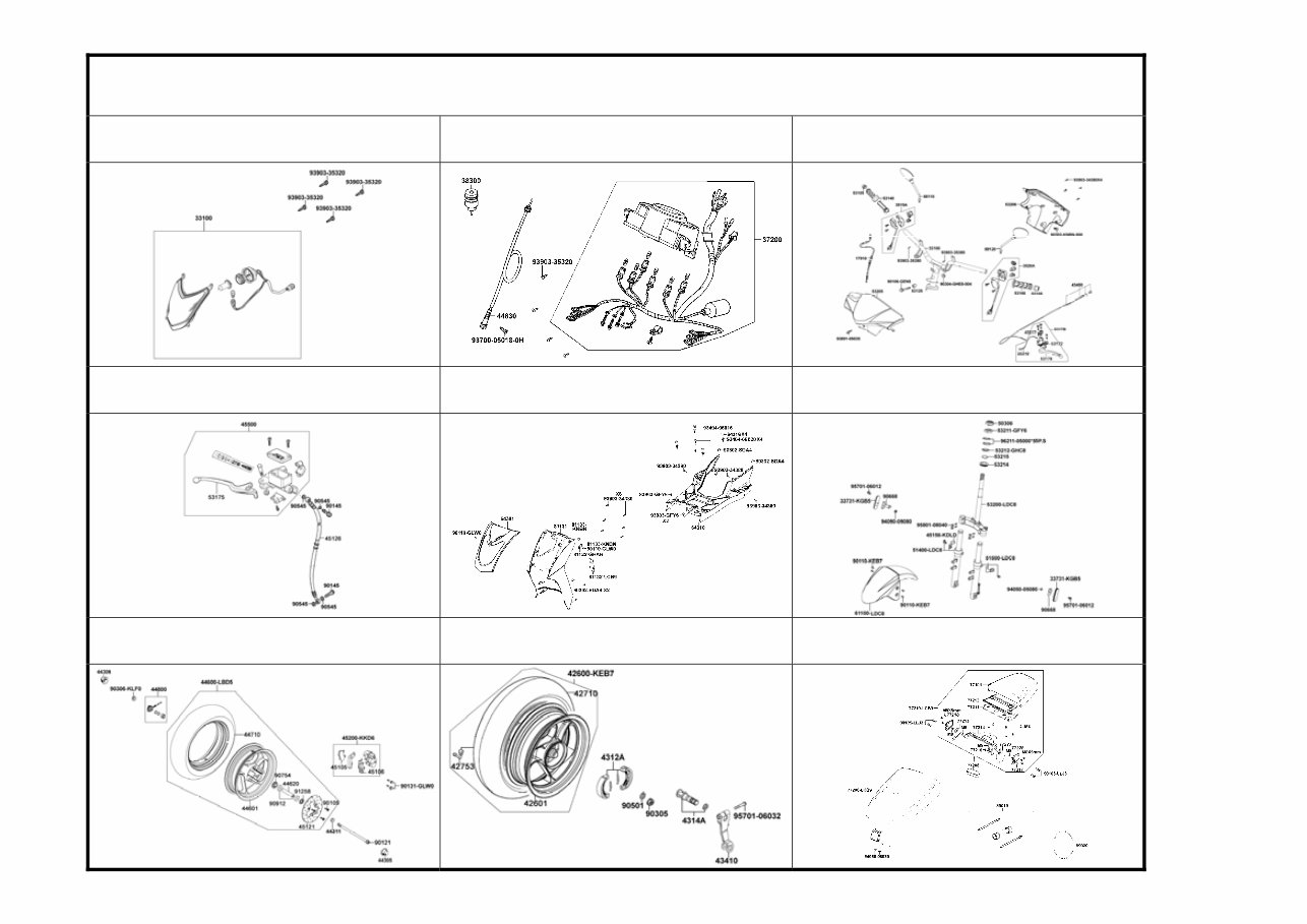 KYMCO AGILITY 50 Parts Manual Catalog preview img 8