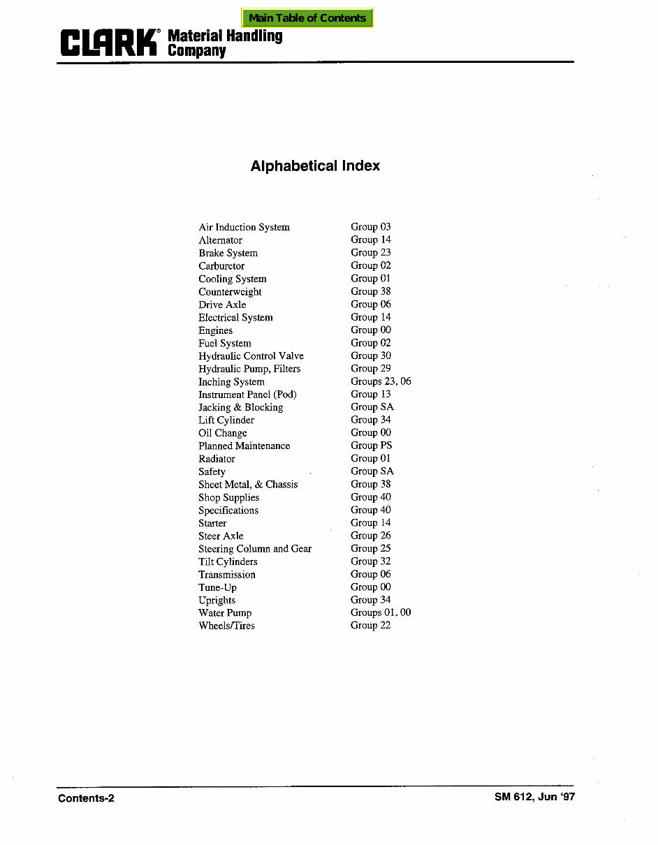 Clark CGC 40, CGC 70, CGP 40, CGP 70 Forklift Workshop Service Repair Manual preview img 4