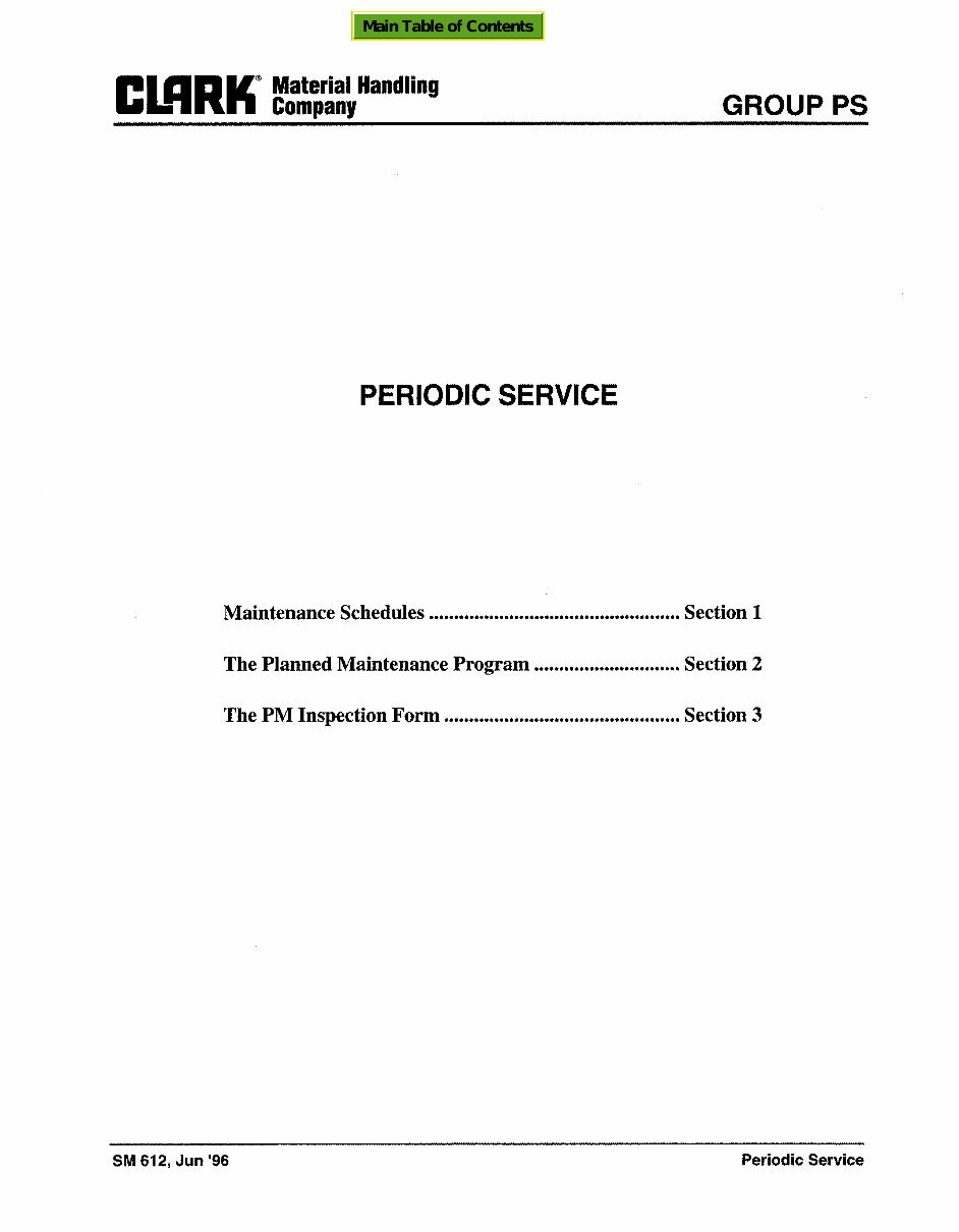 Clark CGC 40, CGC 70, CGP 40, CGP 70 Forklift Workshop Service Repair Manual preview img 5