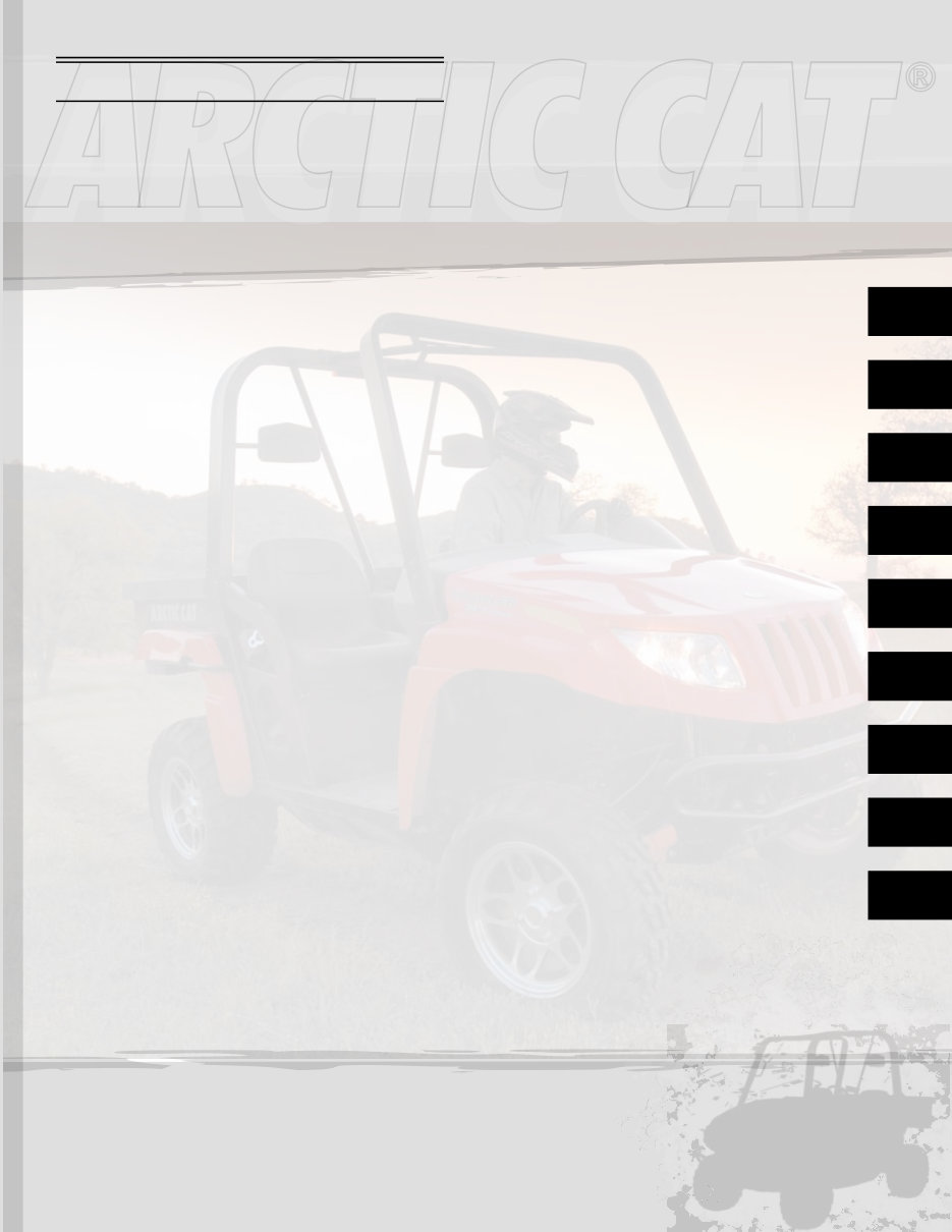 2008 Arctic Cat 650 Prowler XT ATV OEM Service & Repair Manual preview img 2