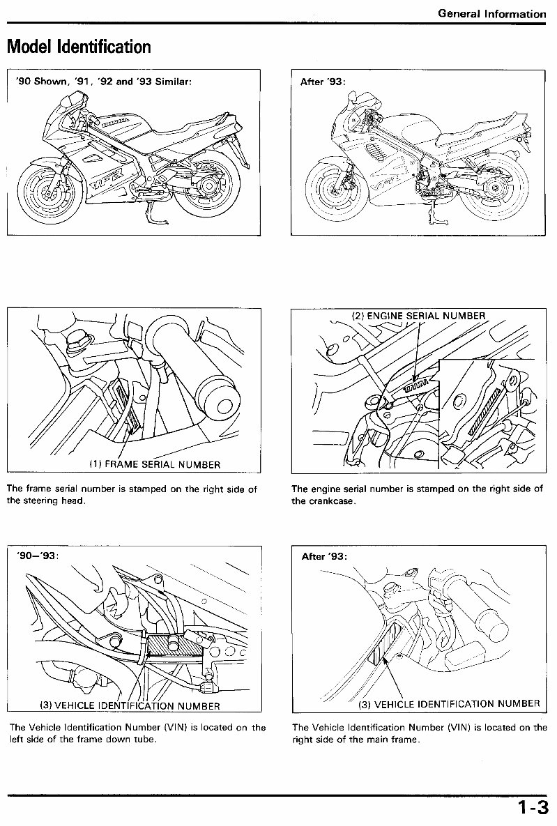 1990-1996 Honda VFR750F OEM Service & Repair Manual preview img 10
