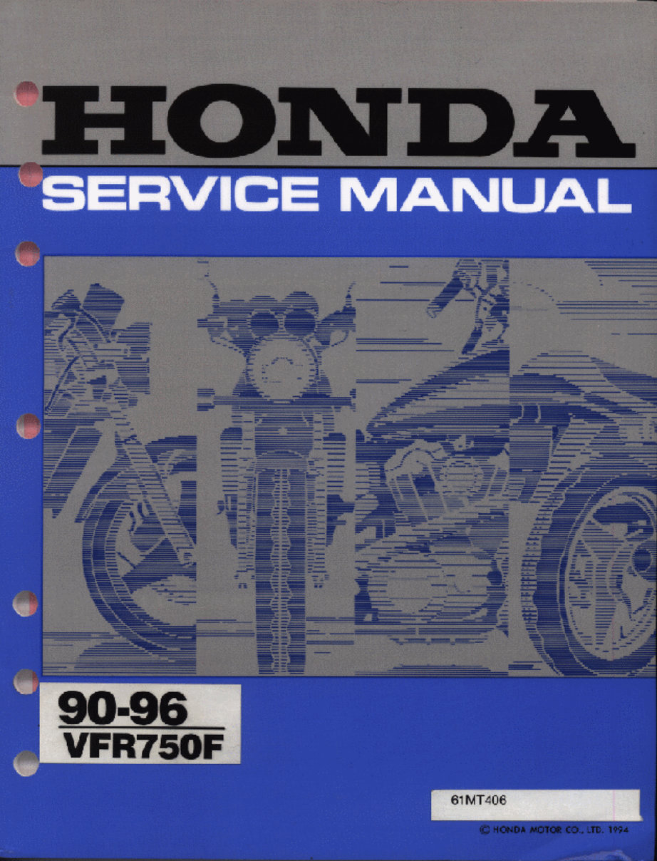 1990-1996 Honda VFR750F OEM Service & Repair Manual preview img 2
