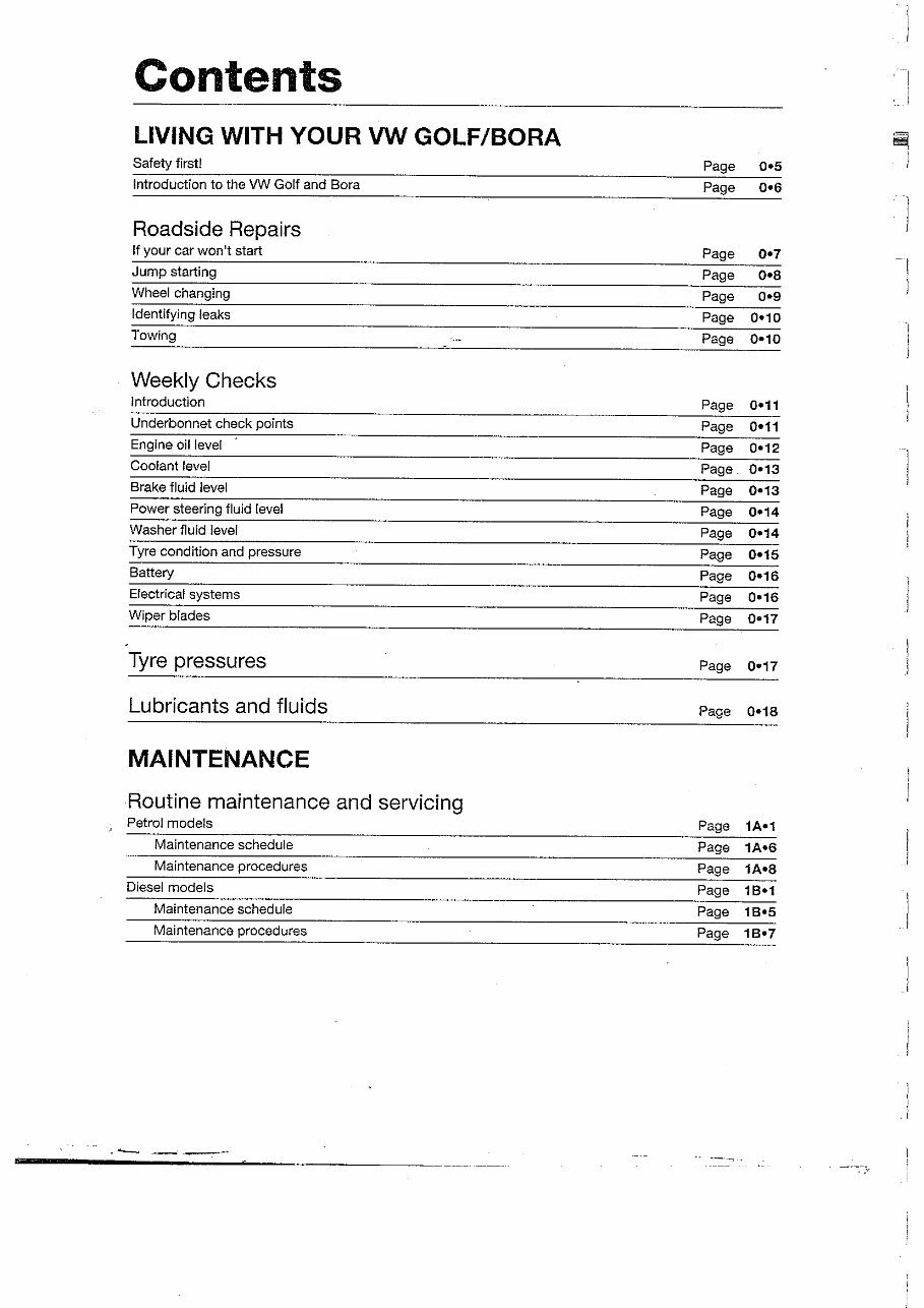 1998-2000 Volkswagen Golf & Bora Workshop Service Repair Manual preview img 4