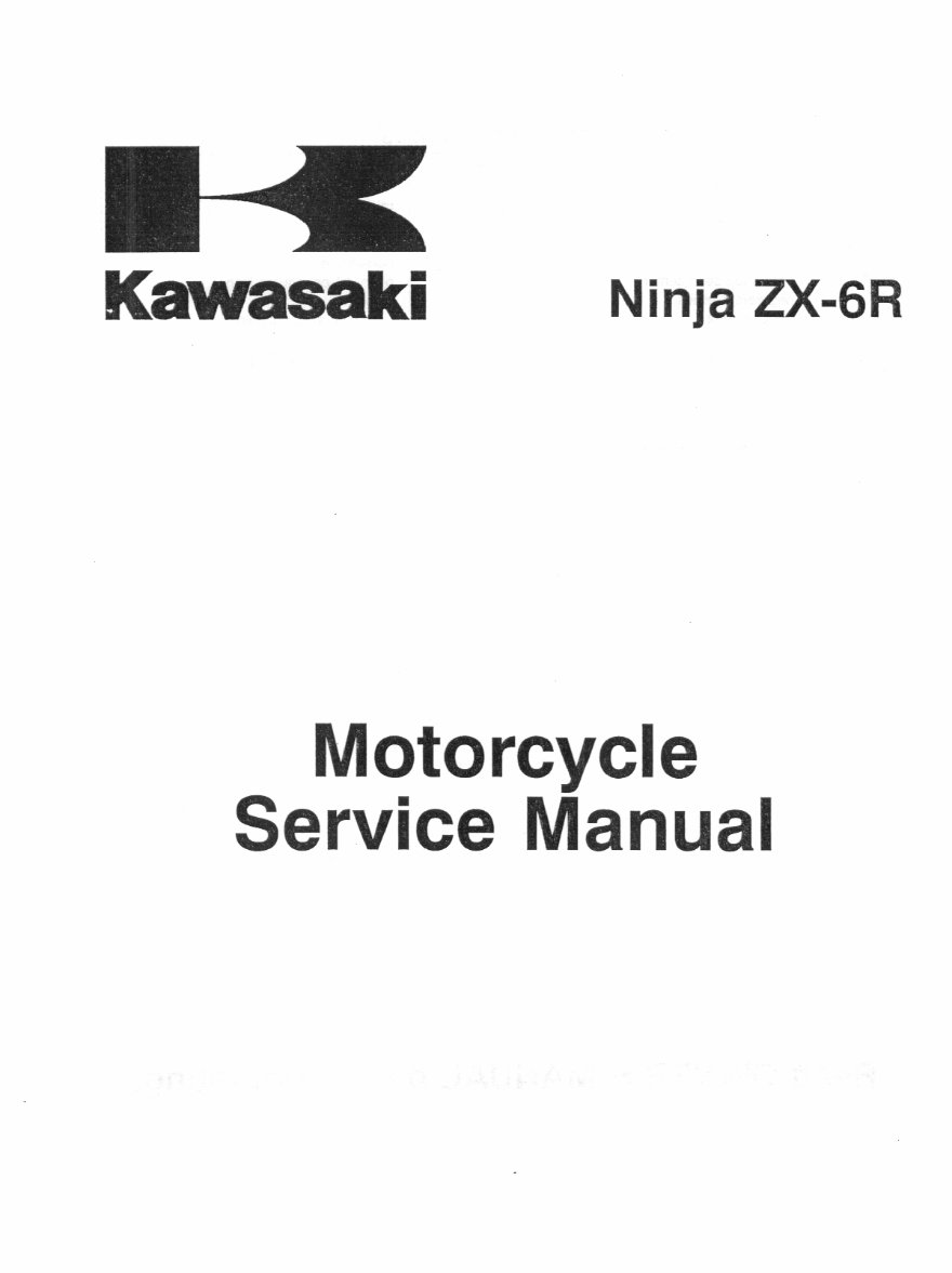 Kawasaki ZX600J 2000-2002 Workshop Service Repair Manual preview img 4