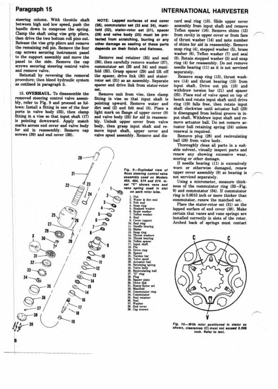 International Harvester 574 Tractor Service & Repair Manual preview img 8