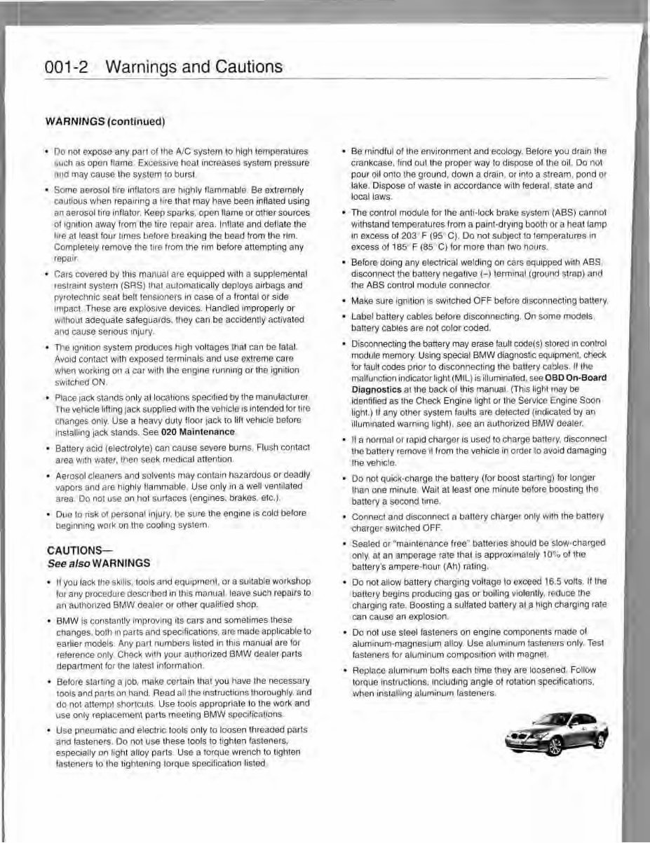 2005-2007 BMW 5 Series 525xi Service & Repair Manual preview img 3