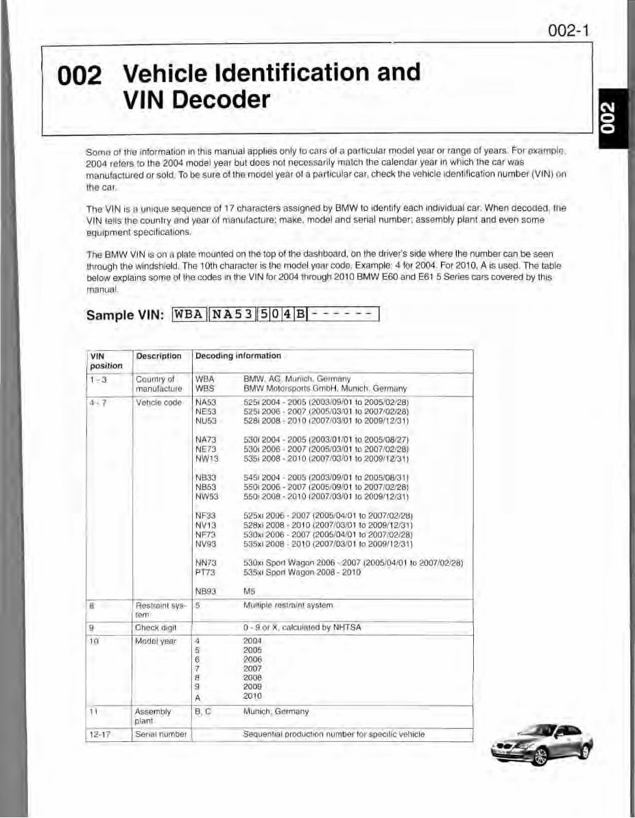 2005-2007 BMW 5 Series 525xi Service & Repair Manual preview img 4