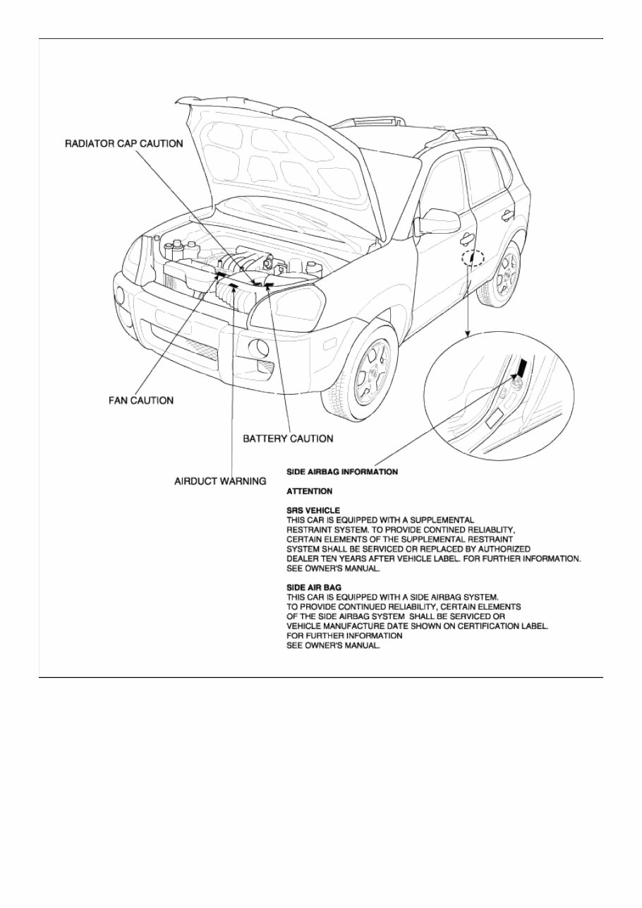 2008 Hyundai Tucson Service & Repair Manual preview img 5