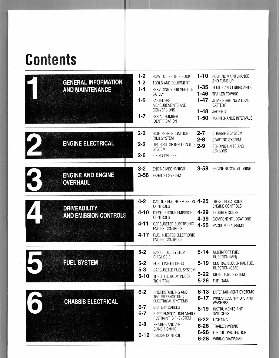 1988-1998 GMC Sierra Pickup Truck Service & Repair Manual preview img 2