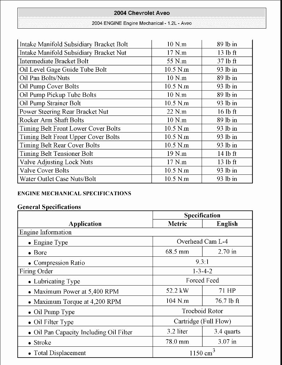 2011 Chevrolet Aveo Service & Repair Manual preview img 2