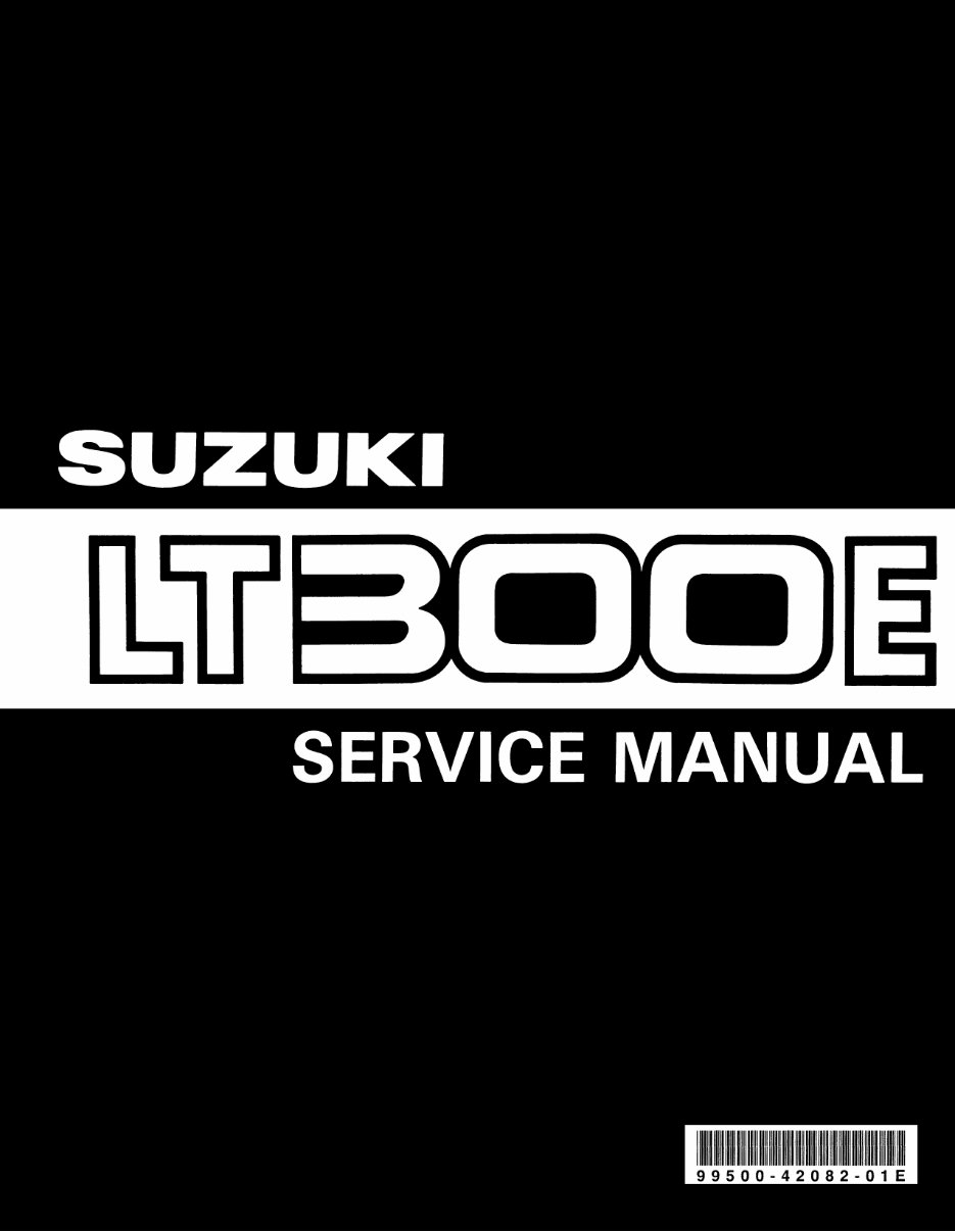 1987-1989 Suzuki QuadRunner 300 LT300E Service & Repair Manual preview img 1
