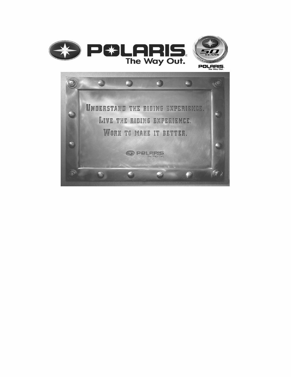 2005 Polaris Predator 50/Predator 90/Sportsman 90 ATVs OEM Service & Repair Manual preview img 2