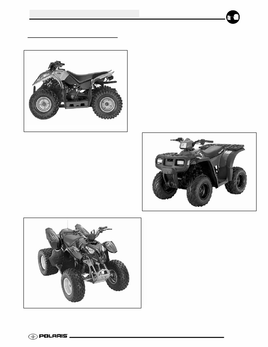 2005 Polaris Predator 50/Predator 90/Sportsman 90 ATVs OEM Service & Repair Manual preview img 7