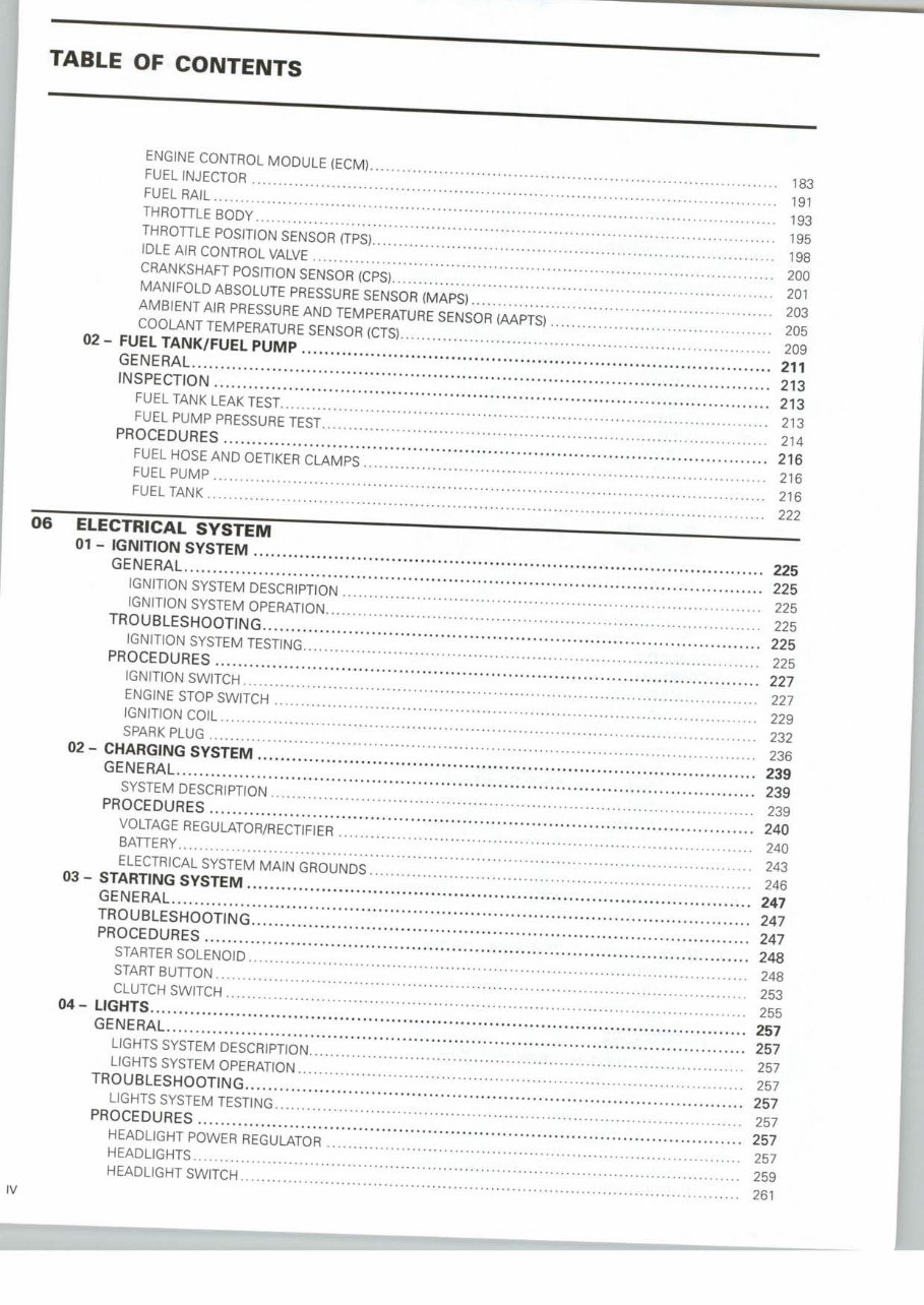 2008 Can-Am DS 450 EFI, DS 450 EFI X, DS450 Service & Repair Manual preview img 8