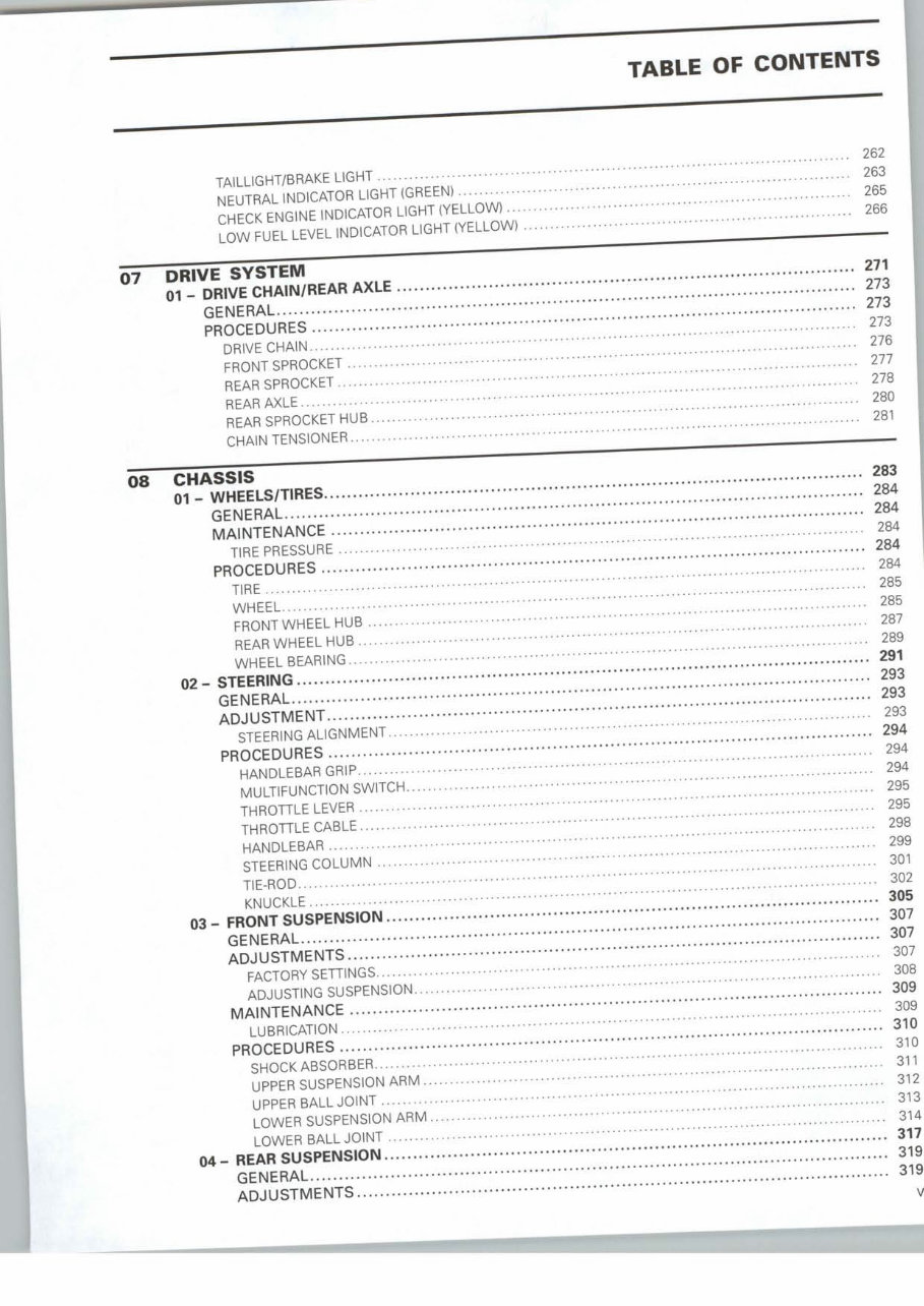 2008 Can-Am DS 450 EFI, DS 450 EFI X, DS450 Service & Repair Manual preview img 9