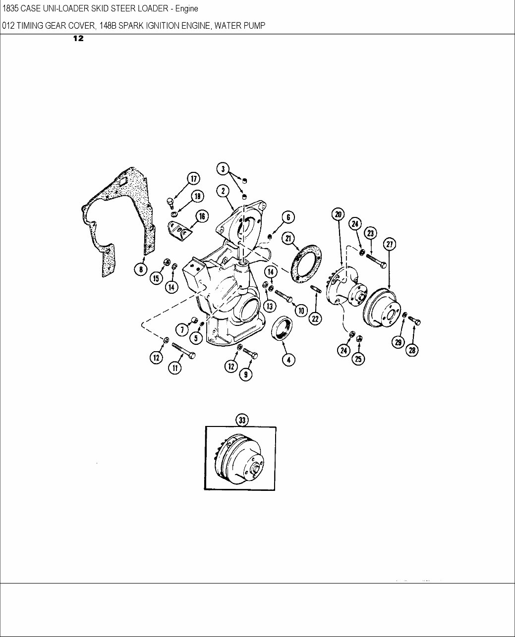 CASE 1835 Skid Steer Loader Parts Catalog Manual preview img 8
