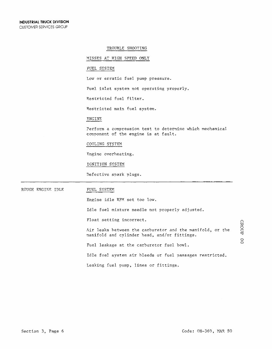Clark C500(Y) 30-55 Forklift Service Repair Workshop Manual preview img 10