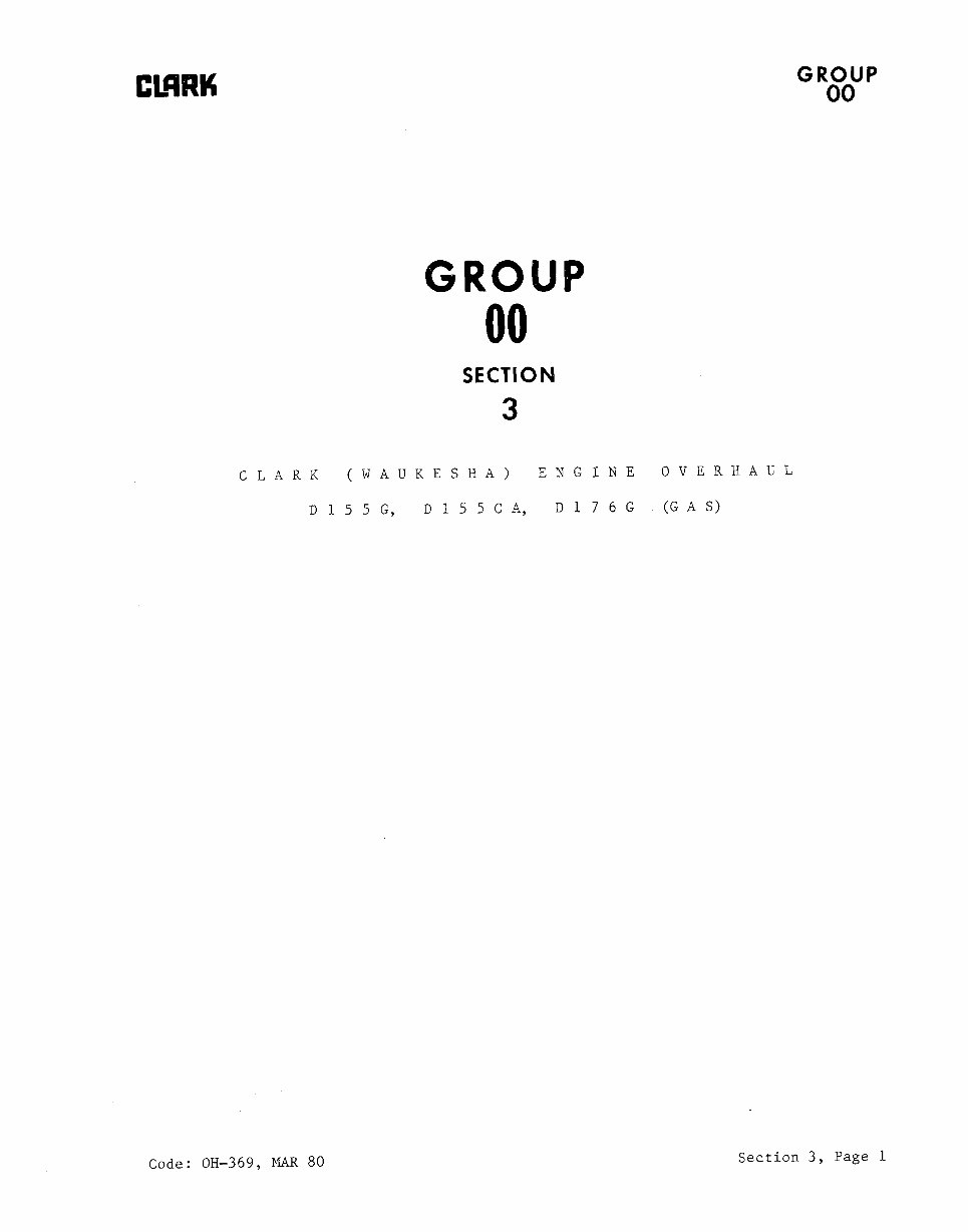 Clark C500(Y) 30-55 Forklift Service Repair Workshop Manual preview img 5