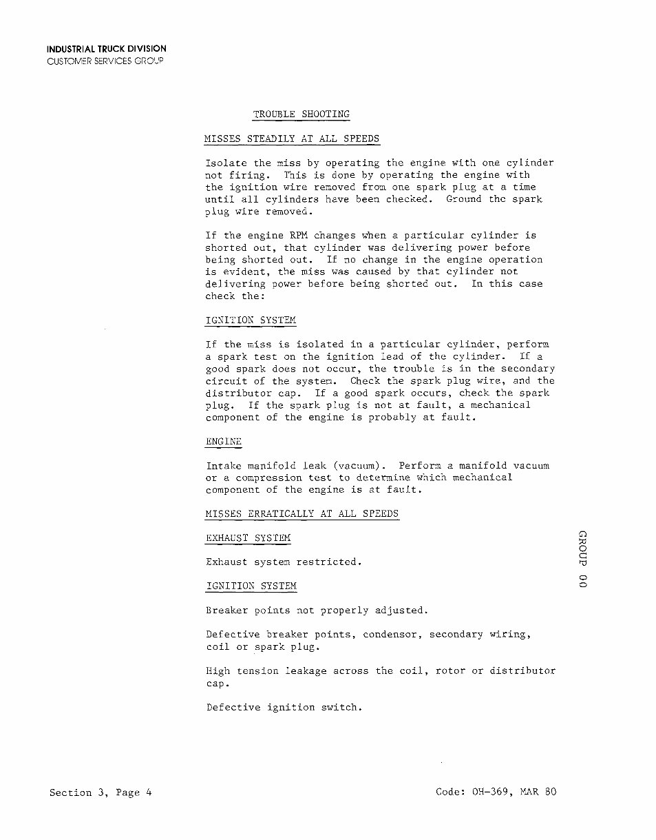 Clark C500(Y) 30-55 Forklift Service Repair Workshop Manual preview img 8