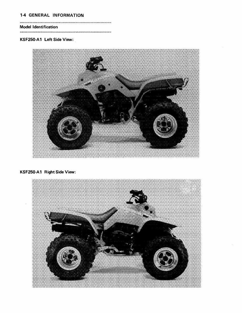 1987-2004 Kawasaki KSF250 Mojave 250 ATV Service & Repair Manual preview img 10