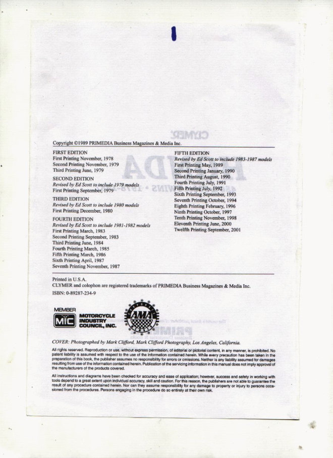 1978-1981 Honda CB400 CM400 Service & Repair Manual preview img 4