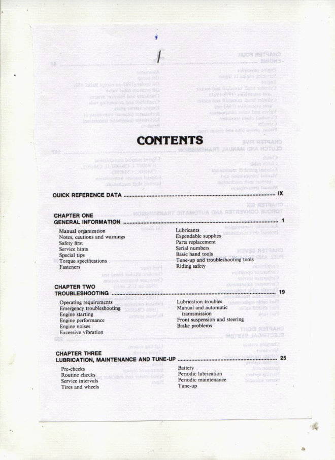 1978-1981 Honda CB400 CM400 Service & Repair Manual preview img 7