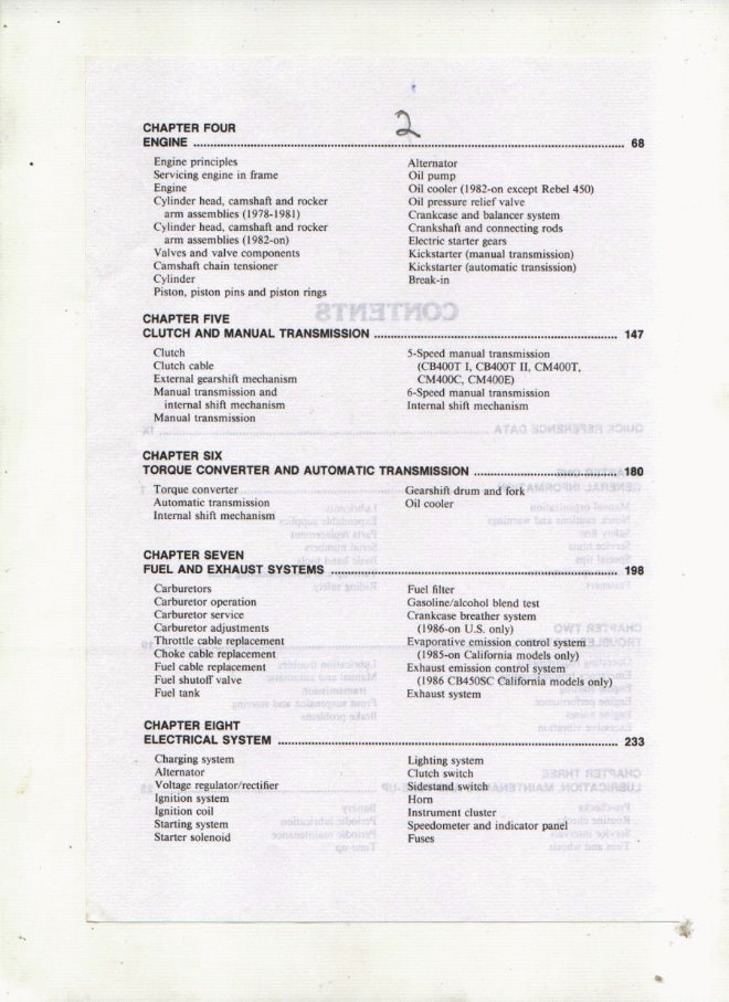 1978-1981 Honda CB400 CM400 Service & Repair Manual preview img 8
