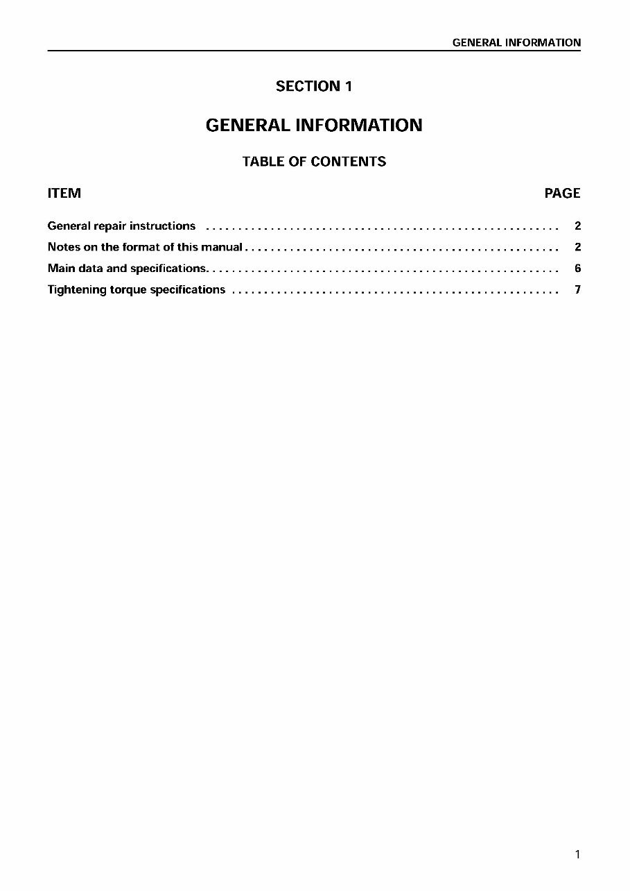 ISUZU HOLDEN RODEO KB Series KB TF 140 TF140 Workshop / Service / Repair Manual EngineS Covered: 4JA1 4JB1T 4ZC1 4ZE1 * BEST * 1 preview img 4