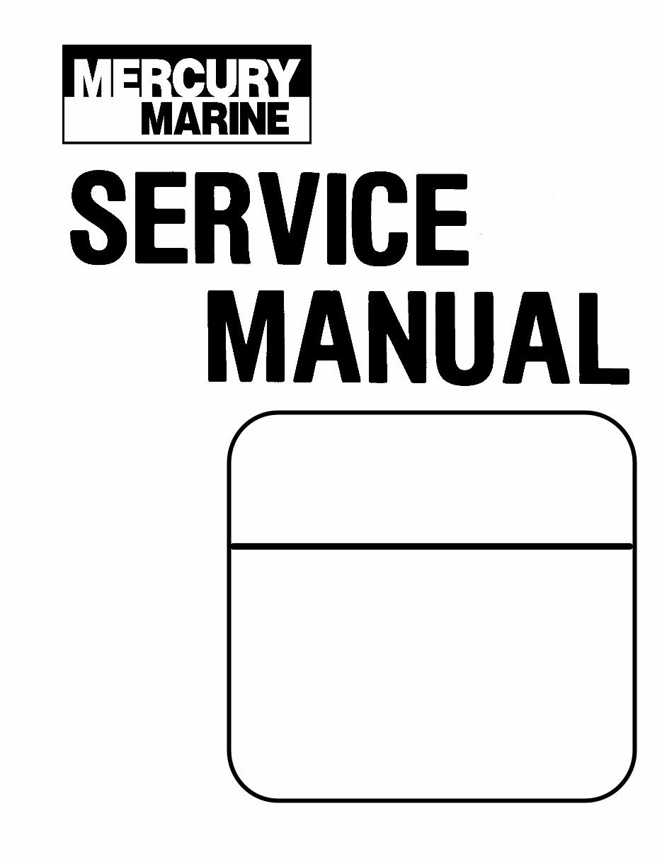 1995-1997 Mercury Marine 90/95XR/120/120XR Sport Jet Service & Repair Manual preview img 1