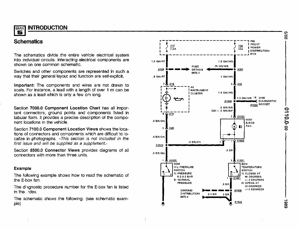 1988-1995 Bmw 525i/535i (E34) Wiring Diagram Electrical Wiring Diagram Manual preview img 4