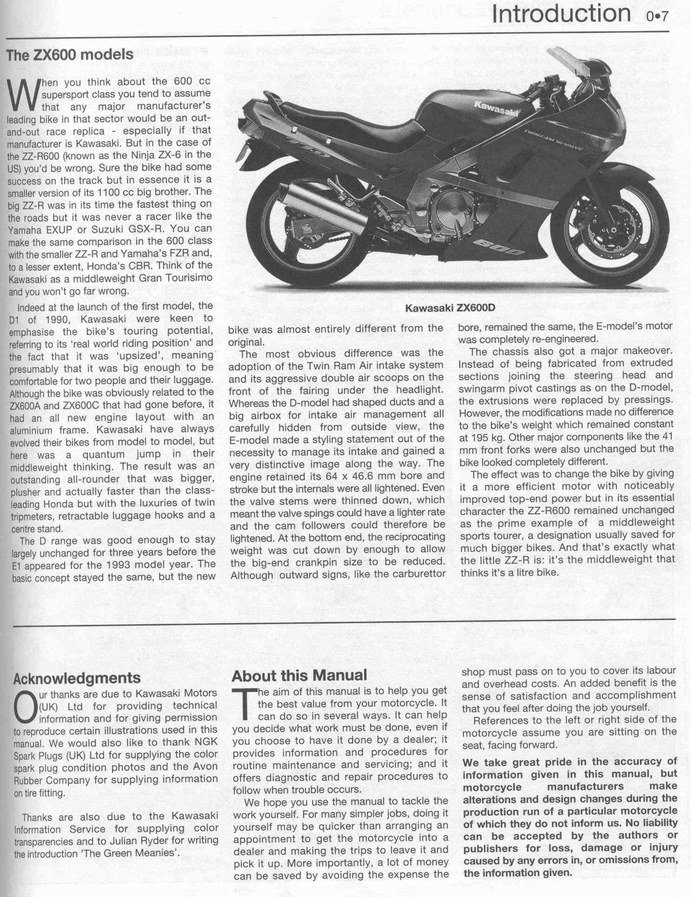 Kawasaki ZZR 600 Complete Service Repair Manual preview img 7