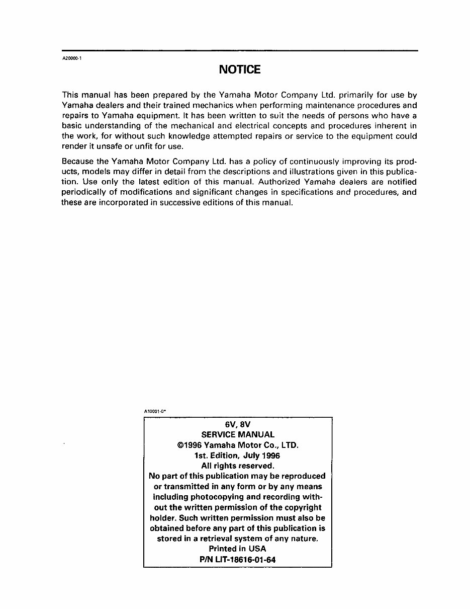 2006 Yamaha Outboard Service Repair Manual 06 preview img 2