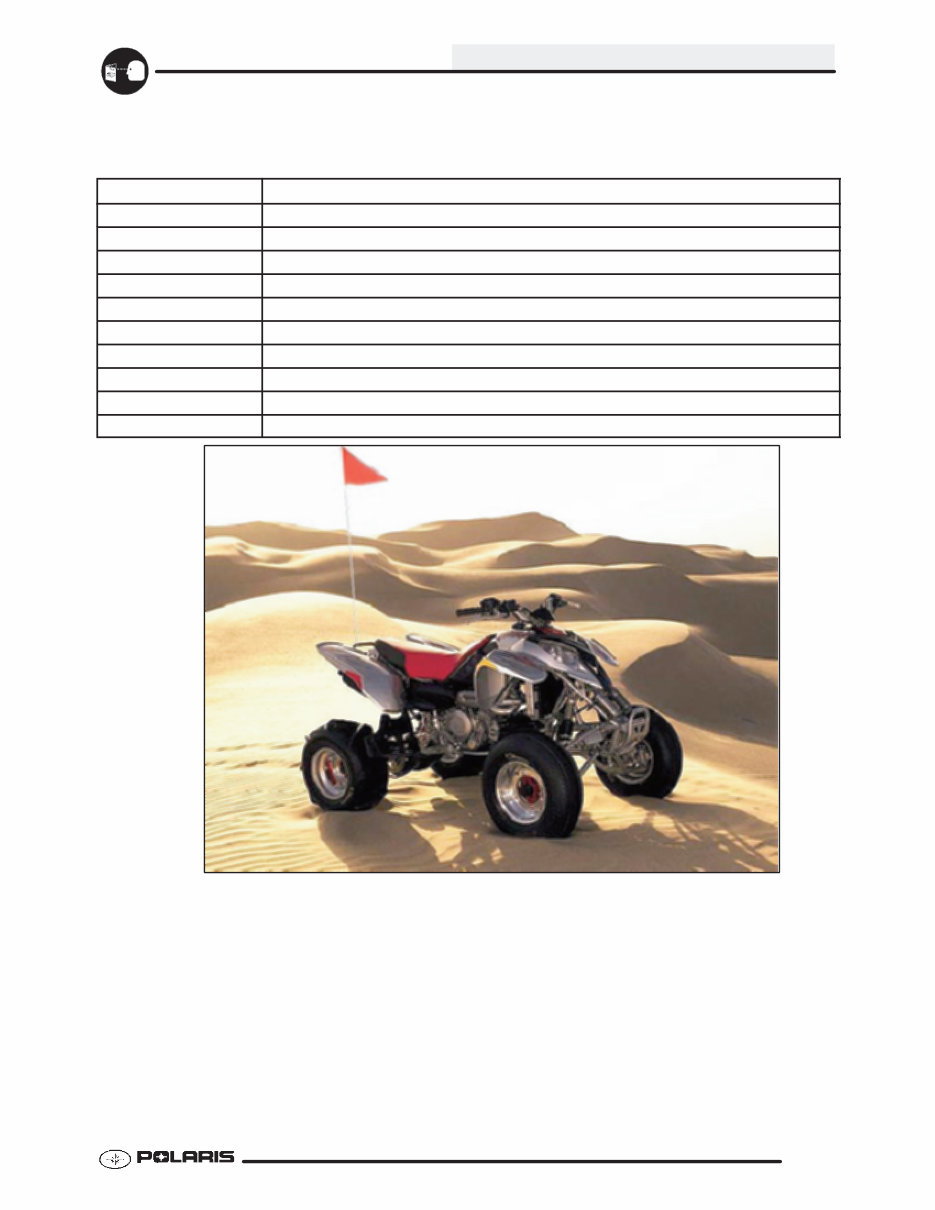 2003 Polaris Predator 500 ATV Service & Repair Manual preview img 10