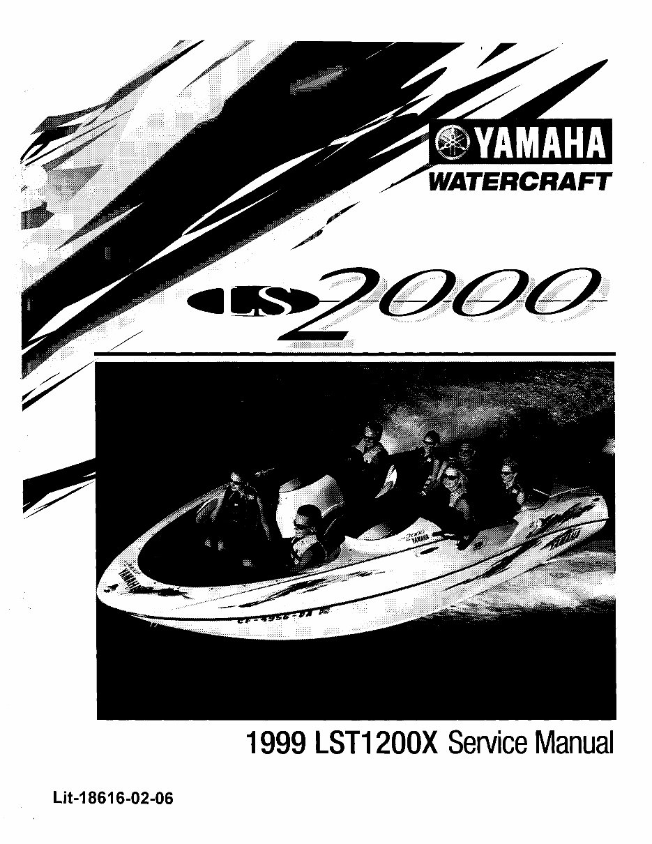 1999 2000 Yamaha LS2000 JET BOAT Repair Service Professional Shop Manual preview img 2