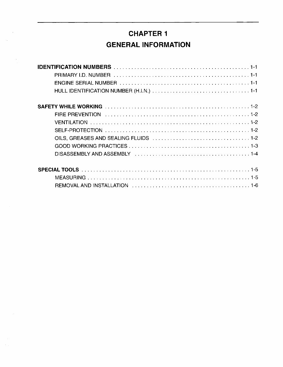 1999 2000 Yamaha LS2000 JET BOAT Repair Service Professional Shop Manual preview img 8