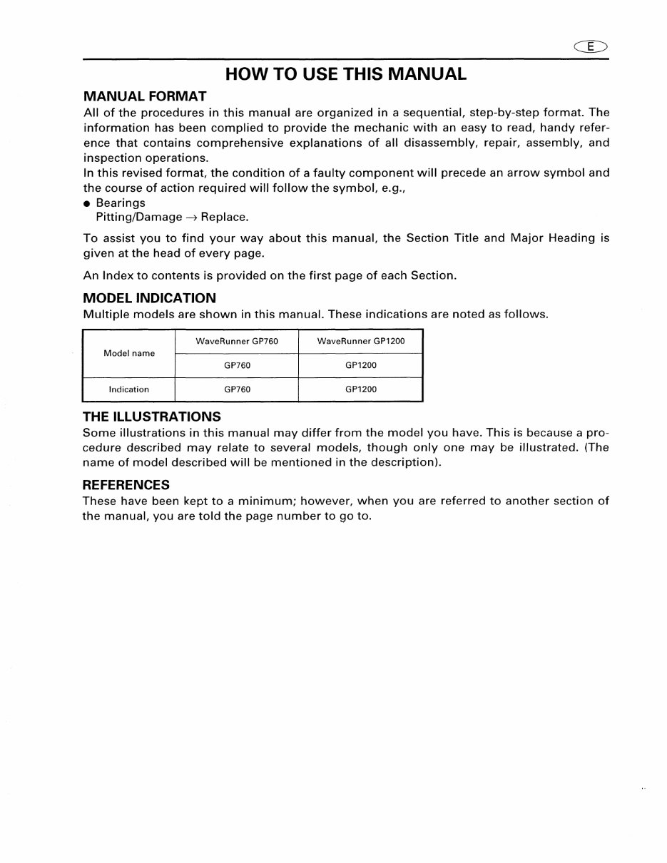 1997-2000 Yamaha GP760 GP1200 Waverunner Service Repair Manual preview img 2