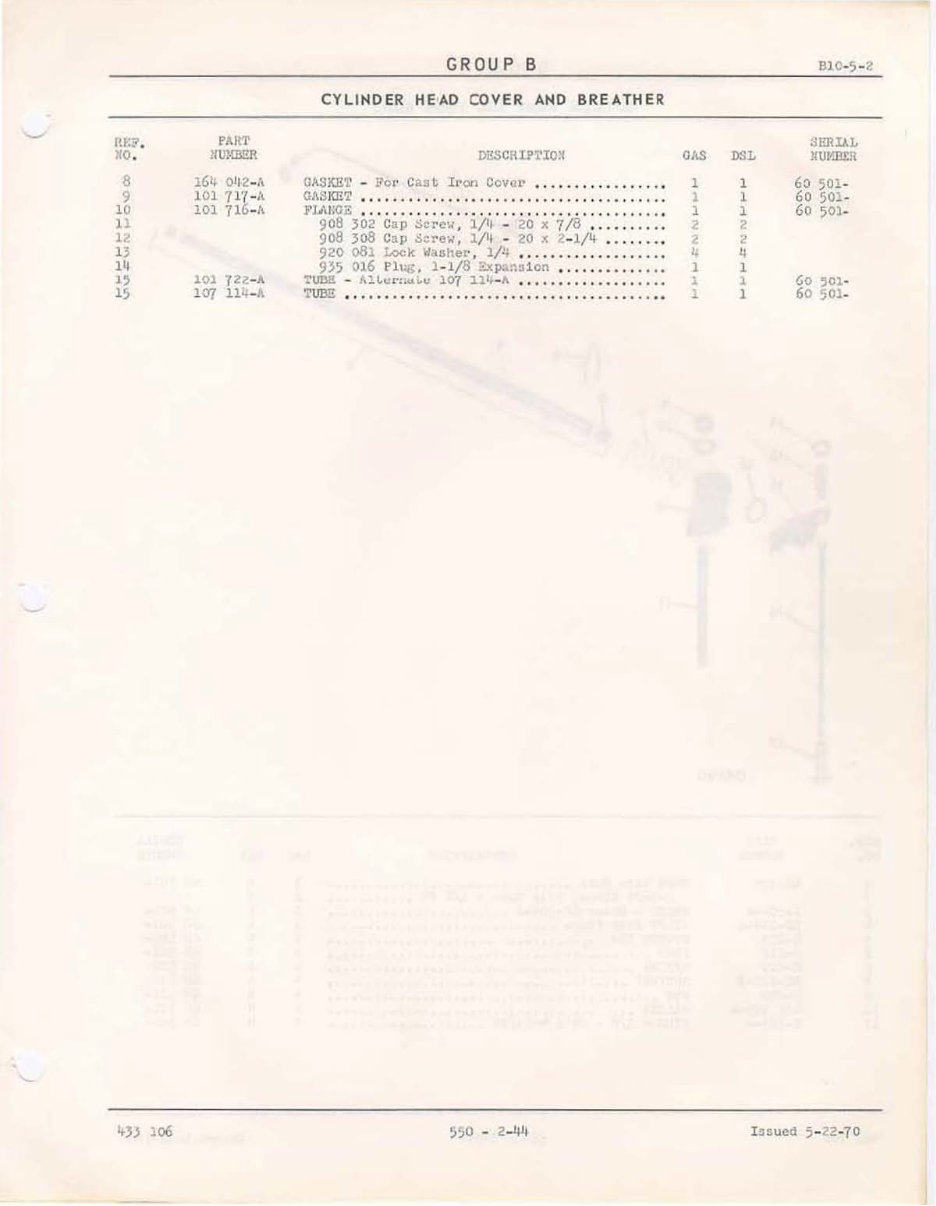 Oliver 550 Tractor Parts Manual Illustrated Parts Manual Catalog IPL IPC - preview img 10