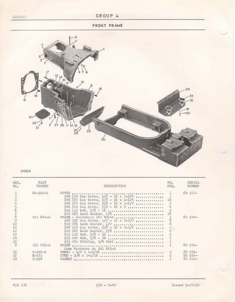 Oliver 550 Tractor Parts Manual Illustrated Parts Manual Catalog IPL IPC - preview img 4