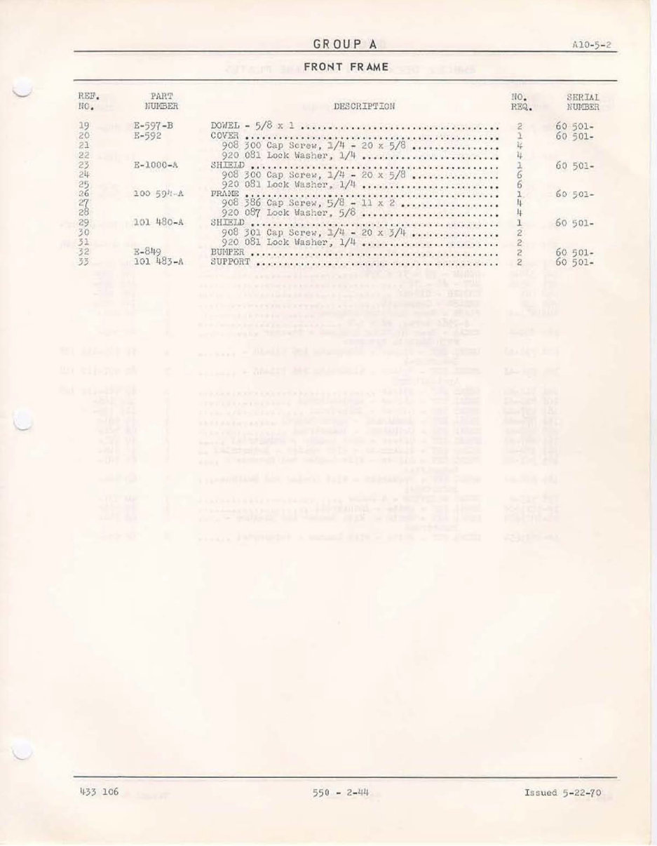 Oliver 550 Tractor Parts Manual Illustrated Parts Manual Catalog IPL IPC - preview img 5
