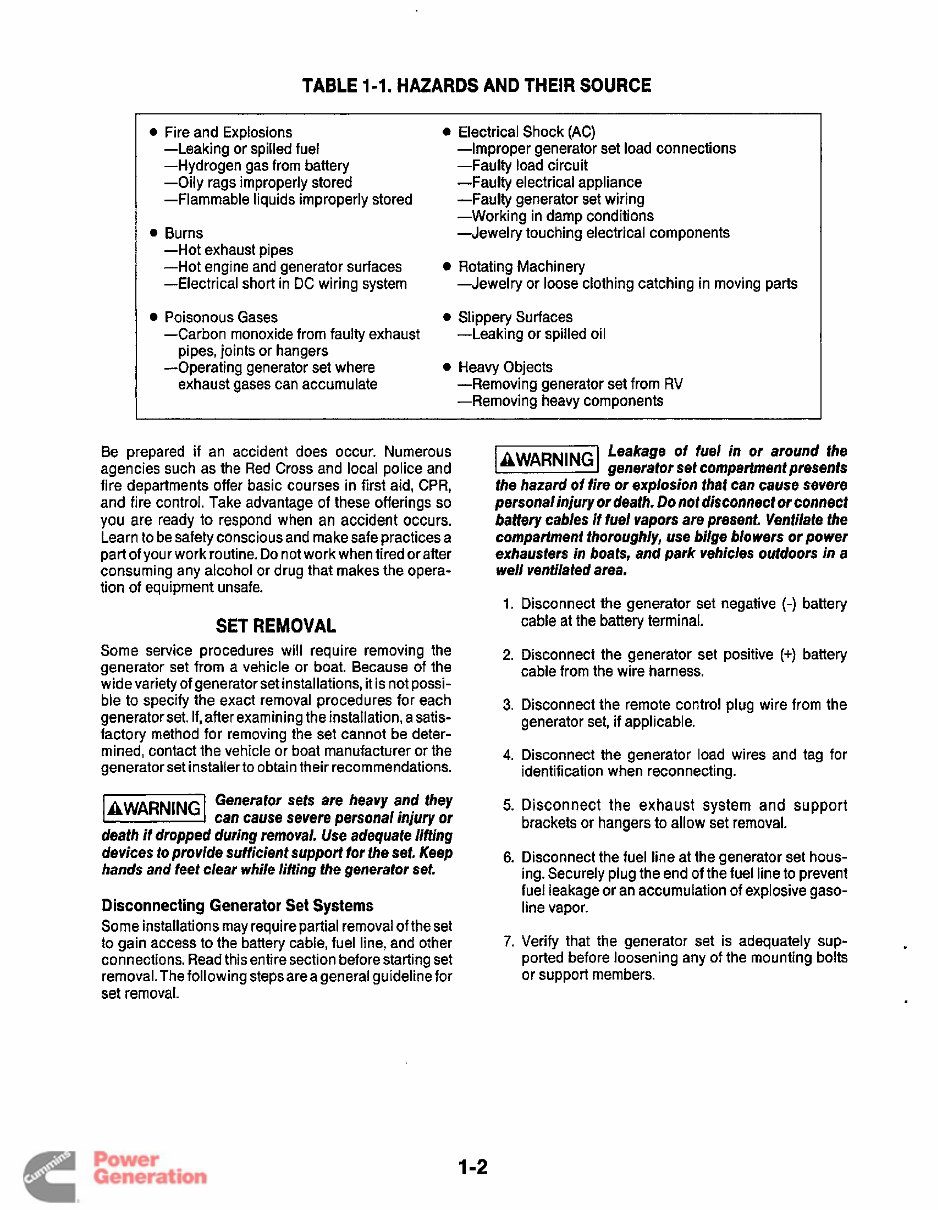 Onan DKC, DKD, MDKC, MDKD Service Manual Cummins Onan Generator Repair Book 981-0502 preview img 7