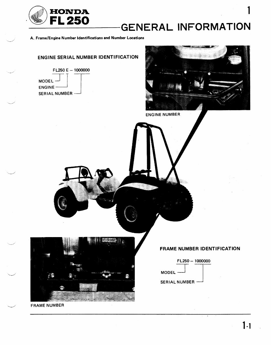 1981-1982 Honda Odyssey FL250 Service & Repair Manual preview img 4