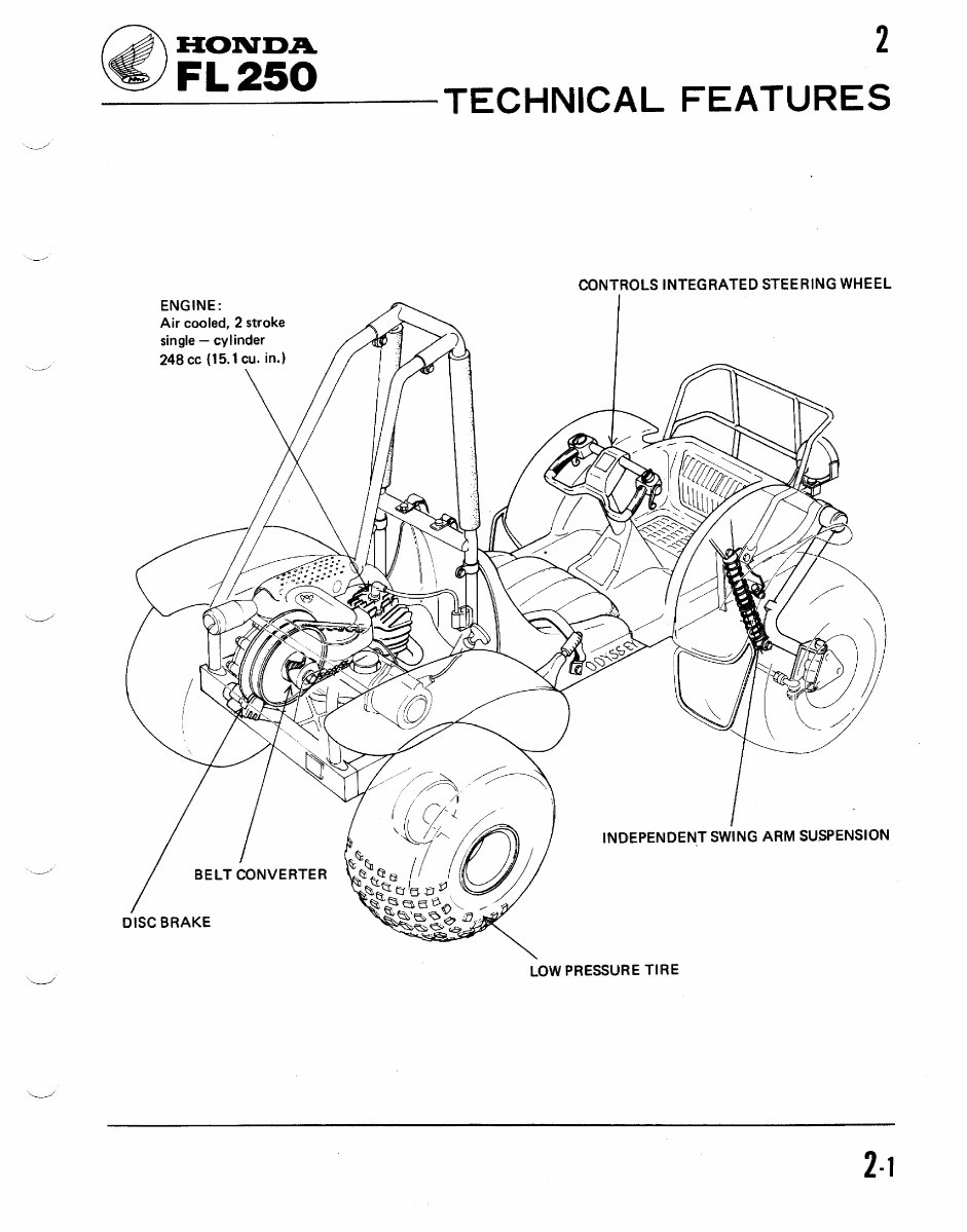 1981-1982 Honda Odyssey FL250 Service & Repair Manual preview img 6
