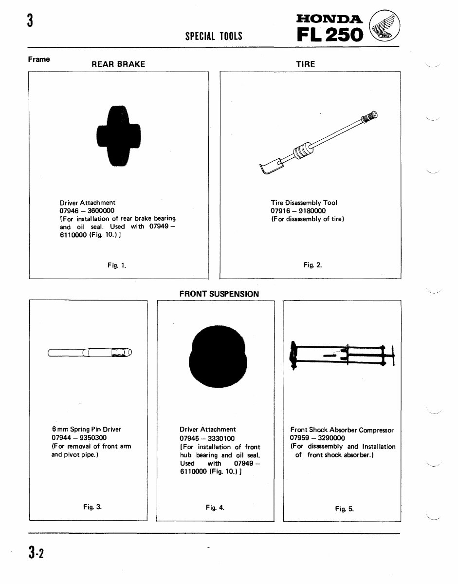 1981-1982 Honda Odyssey FL250 Service & Repair Manual preview img 8