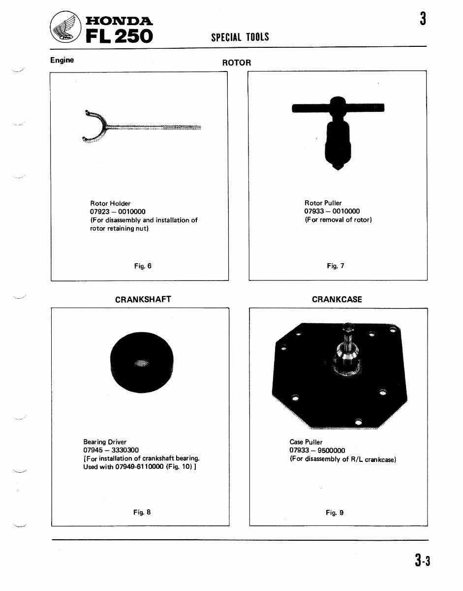 1981-1982 Honda Odyssey FL250 Service & Repair Manual preview img 9