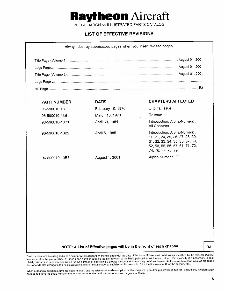 Beechcraft Baron 55 Series Illustrated Parts Catalog - preview img 4