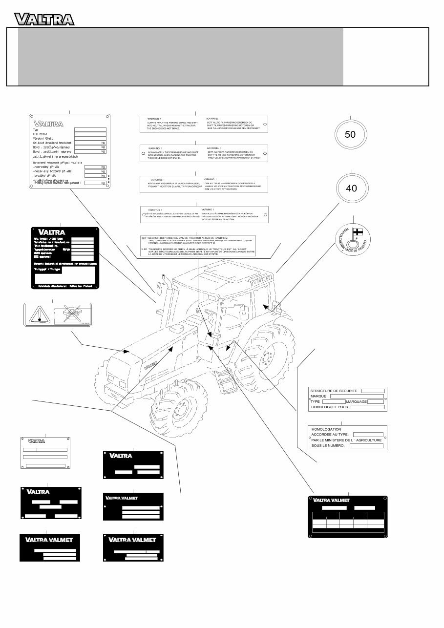 VALTRA Hi-tech Tractor Part Parts IPL Exploded View Manual 6250Hi 6350Hi 6550Hi 6650Hi 6750Hi 6850Hi 8050Hi 8150Hi 8350Hi 8450Hi preview img 1