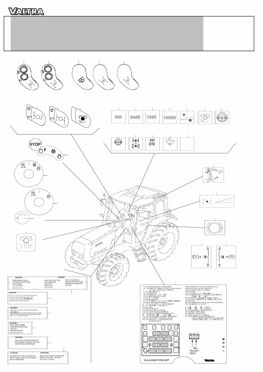 VALTRA Hi-tech Tractor Part Parts IPL Exploded View Manual 6250Hi 6350Hi 6550Hi 6650Hi 6750Hi 6850Hi 8050Hi 8150Hi 8350Hi 8450Hi preview img 2