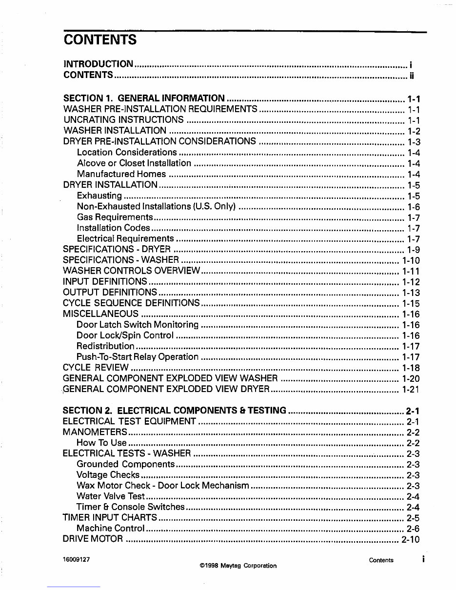 Maytag Neptune Stacked Laundry Service Manual preview img 3