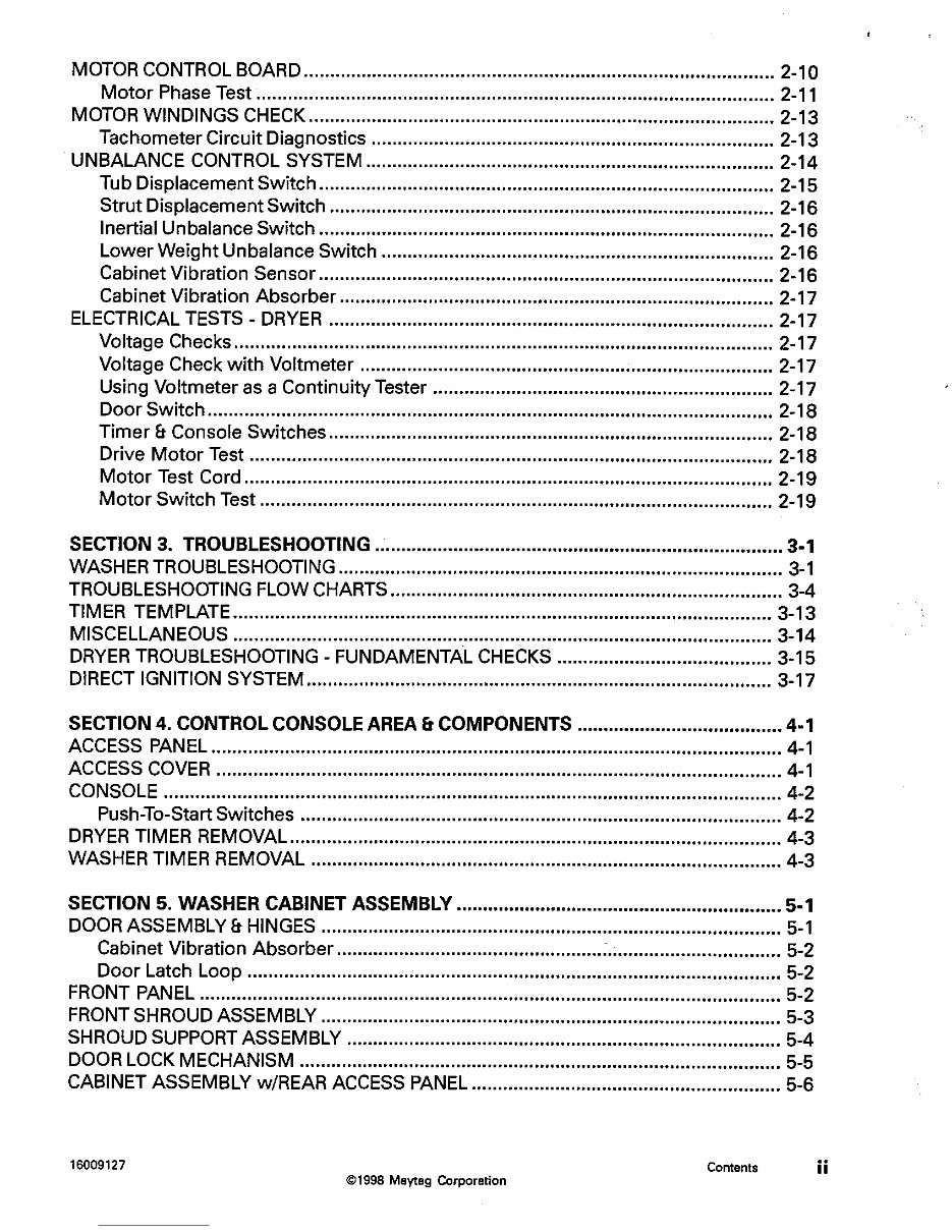 Maytag Neptune Stacked Laundry Service Manual preview img 4